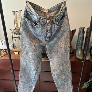 Space Leg Vintage Blue sunburned Wash size 28